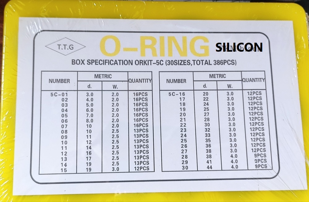 جعبه اورینگ سیلیکون متریک